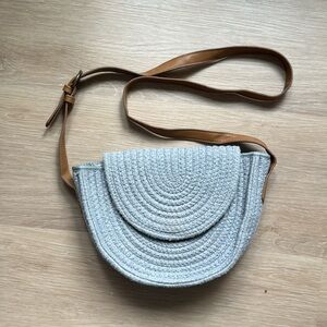 gray purse